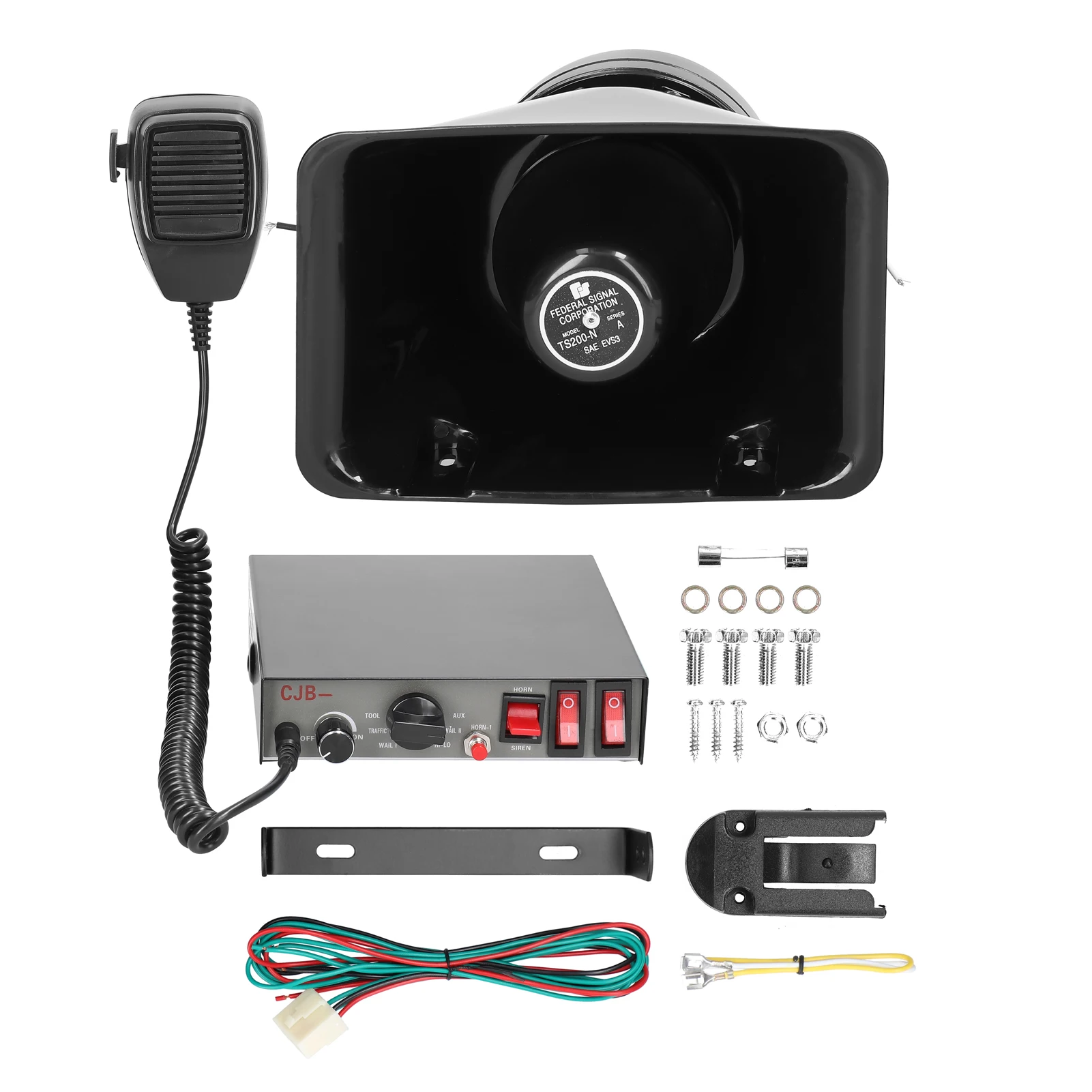 200W 9-Tone Vehicle PA Siren - Image 2