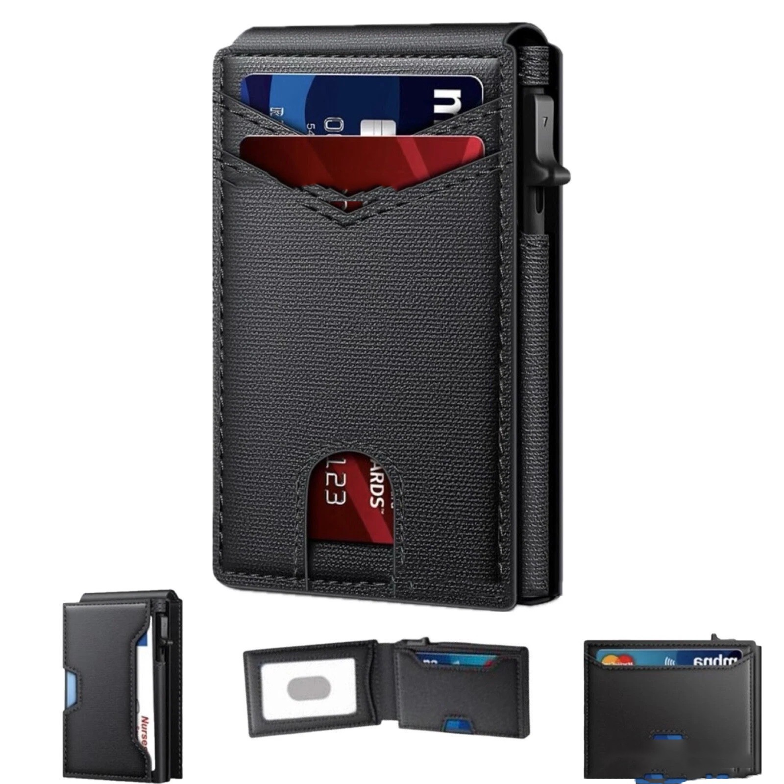 Carbon fiber-style tactical wallet