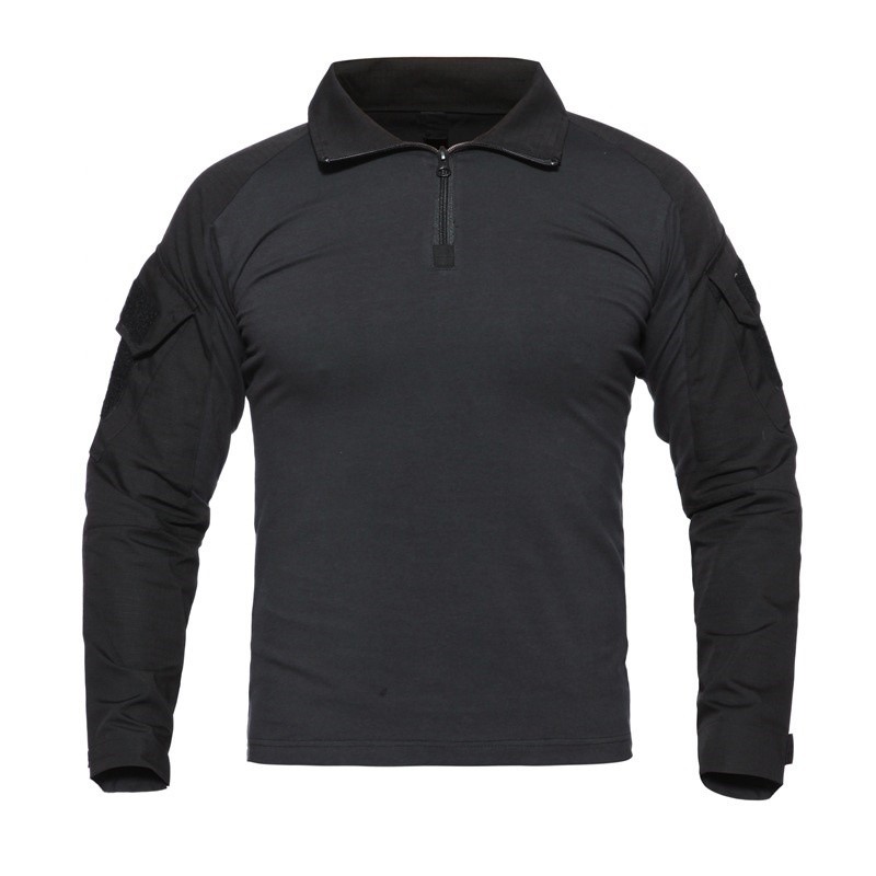 Long-sleeve tactical camo shirt